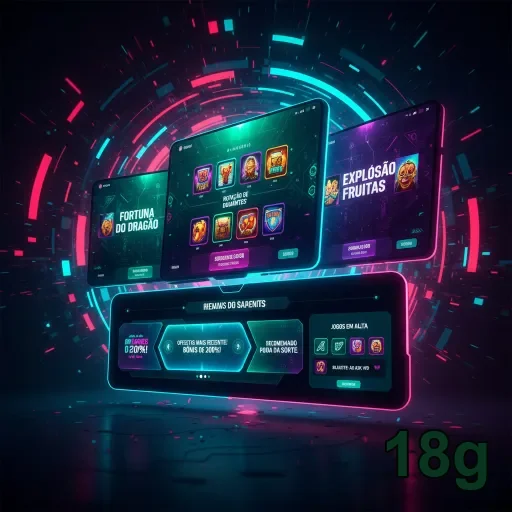Ilustração de Aproveite o aplicativo do cassino 18g no seu celular